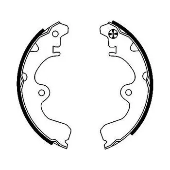 Brzdová čelist Sada brzdových čelistí TEXTAR 91046900