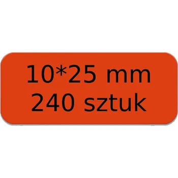 Štítky NIIMBOT Samolepky ČERVENÉ 10*25mm 240ks