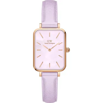 Hodinky Dámské hodinky DANIEL WELLINGTON Quadro Lavender Mop 20mm DW00100637 + BOX (zw521b)