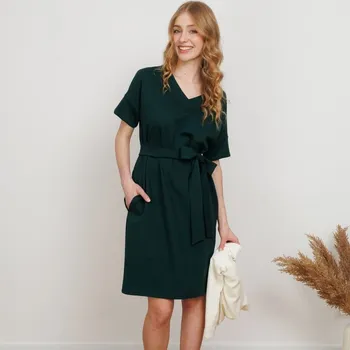 Dámské šaty Šaty Loop Deep Green Velikost: S