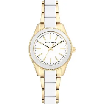 Hodinky Dámské hodinky Anne Klein Gold-Tone AK-3212WTGB + BOX