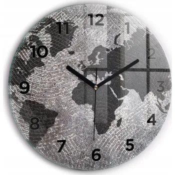 Hodiny Nástěnné hodiny Wallfluente šedé 30 cm
