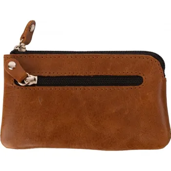 Dariya bags Kožená klíčenka světle hnědá