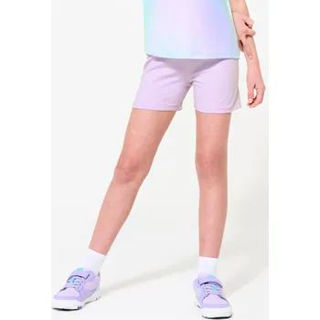Dívčí kraťasy DOMYOS Dětské fitness kraťasy 14 LET FIALOVÁ