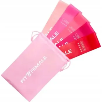 ODPOROVÉ GUMY RŮŽOVÉ POPRUHY SADA NA CVIČENÍ FITNESS