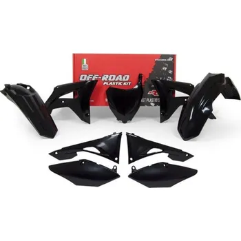 Plastová sada RACETECH - černá Honda CRF R-KITCRF-NR0-522