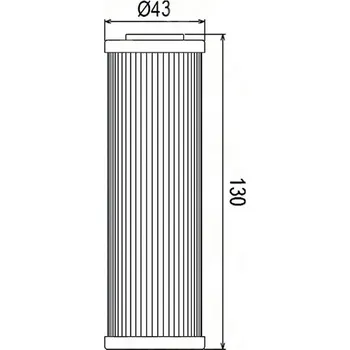 Filtr pro motocykl Olejový filtr CHAMPION COF059 100608015 100608015