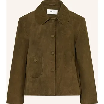 Dámský blejzr Ba&Sh Dámská Kožená Bunda Milas, khaki, 34