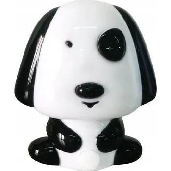 Lampička ACA Lightning LED dětská Noční lampa do objímky s vypínačem PEJSEK 0,4W/230V/6000K, černá