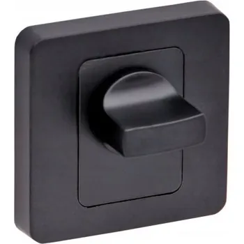 Dveřní kování Interiérová klika VDS Čtvercová rozeta, Štít s WC zámkem