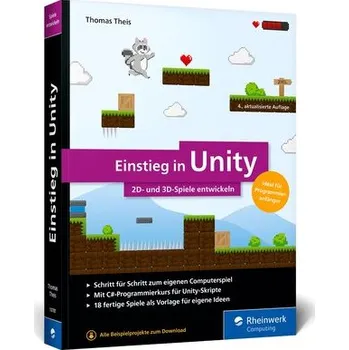 Technika Einstieg in Unity - Theis, Thomas [DE] (2025, Brožovaná, Rheinwerk Verlag GmbH)