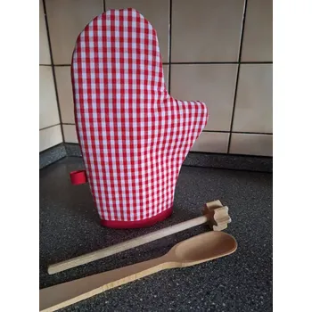 Chňapka Kuchyňská chňapka červená kostka