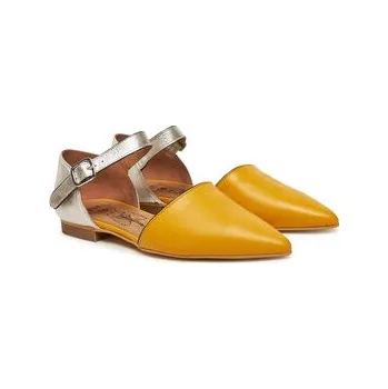 Dámské polobotky Polobotky Fly London Sarjfly P145266000 Žlutá 38