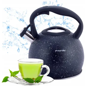 Varná konvice Tradiční ocelová Konvice Kamille 3 l černá