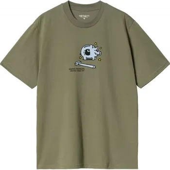 Pánské tričko TRIKO CARHARTT WIP Piggybank S/S - zelená - L + při osobním odběru 1 093 Kč