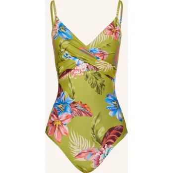 Dámské plavky Lidea Dámské Plavky Botanic Burst, světle zelená / tmavě...