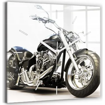 Hodiny Nástěnné hodiny Wallfluent černé 30 cm