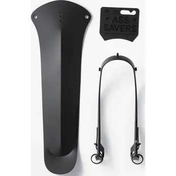 Blatník na kolo Zadní cyklistický blatník Ass Savers Win Wing 2 gravel Černý