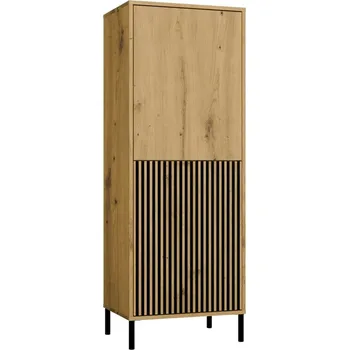 regál Policový regál KAMARO 2DK SLIM/hladký - dub artisan