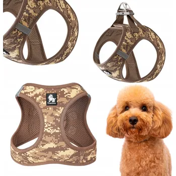 Postroj pro psa Step-in postroj pro malého psa, ruského toy teriéra Truelove Mini Brown XS
