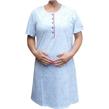 Dámské noční prádlo xcena Dámská noční košile sv. modrá Velikost: XL