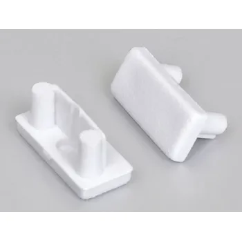 LED lišta STRONG StrongLumio koncovky k profilu Begton 12 rovná bílá (pár)