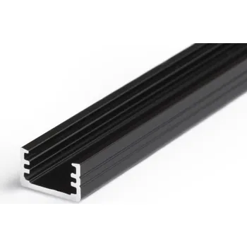 LED lišta STRONG StrongLumio profil LED Slim 8 alu černá 2000mm
