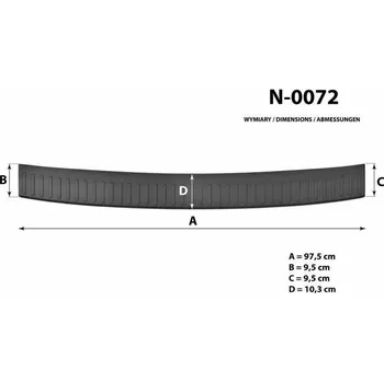 Vana do kufru Nášlap kufru Škoda Kaniq 2019 2023 před faceliftem