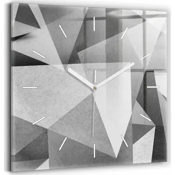 Hodiny Nástěnné hodiny Wallfluent šedé 30 cm