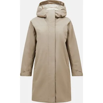 Dámský kabát KABÁT PEAK PERFORMANCE W TREELINE INSULATED PARKA AVID BEIGE