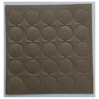 krytka matice Kenting Trade Samolepící krytka 14mm - 977 t.metalic (25ks/plato)