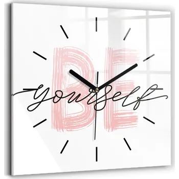 Hodiny Nástěnné hodiny Wallfluent bílé 30 cm