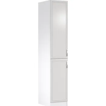 Obývací stěna Potravinová skříňka D40SP, bílá/sosna Andersen, levá, SICILIA