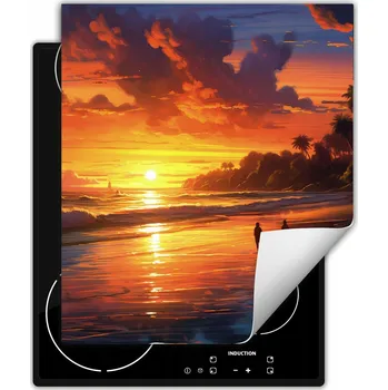 Obraz Ochranná podložka na indukci dekorativní, rolovací do kuchyně, potisk 50x52 cm wm0277