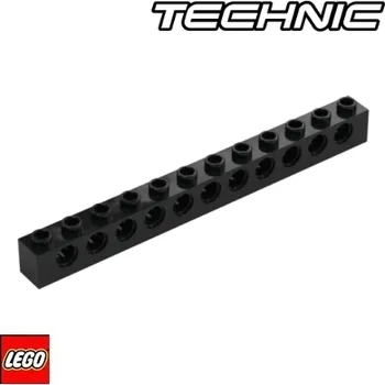 Stavebnice LEGO LEGO® Technic LEGO KOSTKA TECHNIC 1x12 / 3895 Barva: Černá 3895