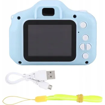 IP kamera Digitální FOTOAPARÁT KAMERA pro děti růžová a modrá poutko