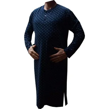 Pánská noční košile xcena Bavlněné noční košile dl. rukáv Velikost: M