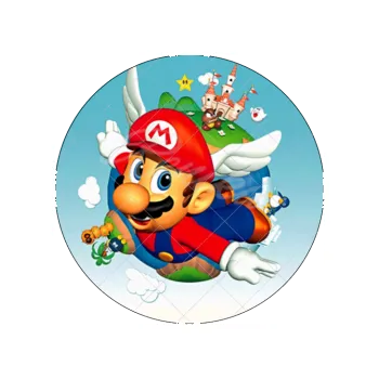 Jedlá dekorace na dort MÁRIO, VARIANTA Jedlý papír 100