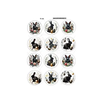 Přisada na vaření a pečení KOLEČKA 1, VARIANTA Fondánový list + VÝŘEZ - Obrázek bude vyříznut k první venkovní hraně. 1860