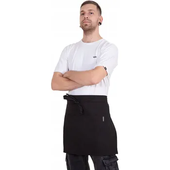 Kuchyňská zástěra Pracovní zástěra VIPTEXTYLIA černá univerzální