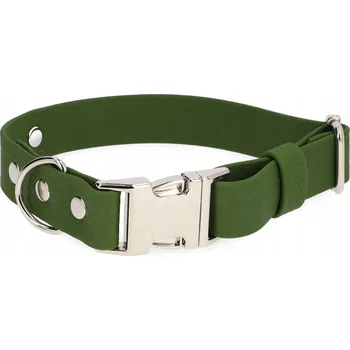 Obojek pro psa Obojek se zacvakávací sponou, vel L, 39-47 cm / zelený