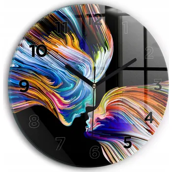 Hodiny Nástěnné hodiny Wallfluente vícebarevné 30 cm