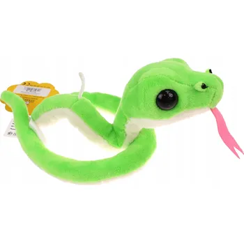 plyšák PLYŠOVÝ HAD plyšák PLYŠOVÝ MAZLÍČEK PŘÍTULNÍČEK 21 cm