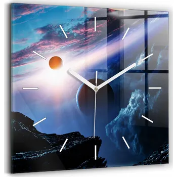 Hodiny Nástěnné hodiny Wallfluent, vícebarevné, 30 cm