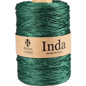 Příze Borgo de Pazzi Inda 18 Zelená (Špagátová příze Inda 18 Verde)