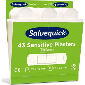 Náplast Cederroth Salvequick Sensitive náplň náplastí