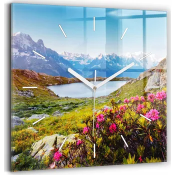 Hodiny Nástěnné hodiny Wallfluent zelené 30 cm