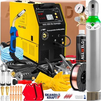 Svářečka Svářečka MAGNUM MIG 308 ALU SYNERGIE 400V 300A MMA TIG PÁJENÍ
