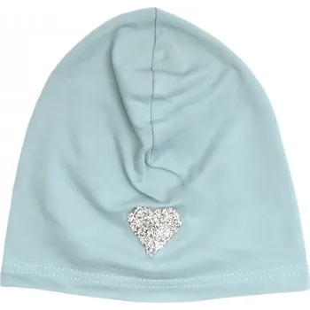 Kojenecké oblečení Mamatti Bavlněná čepička Nature - mátová, vel. 2-3 roky, Velikost koj. oblečení 92/98 (18-36m)