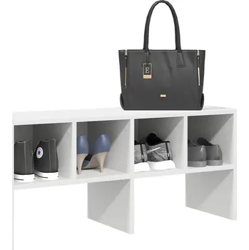 Botník Stohovatelné botník bílý 89,5x30x40 cm